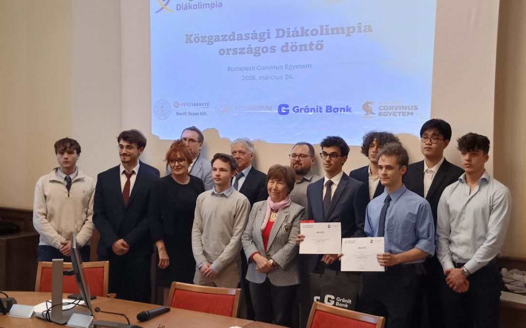 Gyulai diák győzelmével zárult a Közgazdasági Diákolimpia