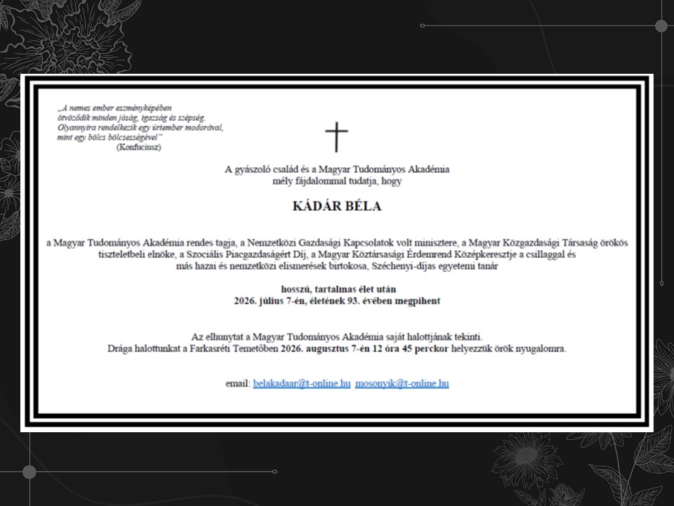 Kadar_Bela_gyaszjelentes